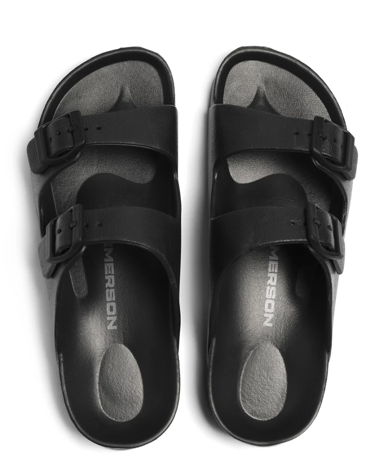 EMERSON 2 STRAP SLIDDERS (241.EW95.26 BLACK)