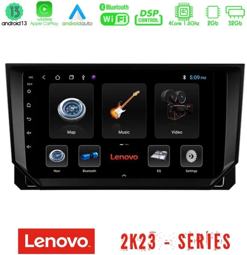 Lenovo Car Pad Seat Arona/Ibiza 4Core Android 13 2+32GB Navigation Multimedia Tablet 9" U-LEN-ST0888