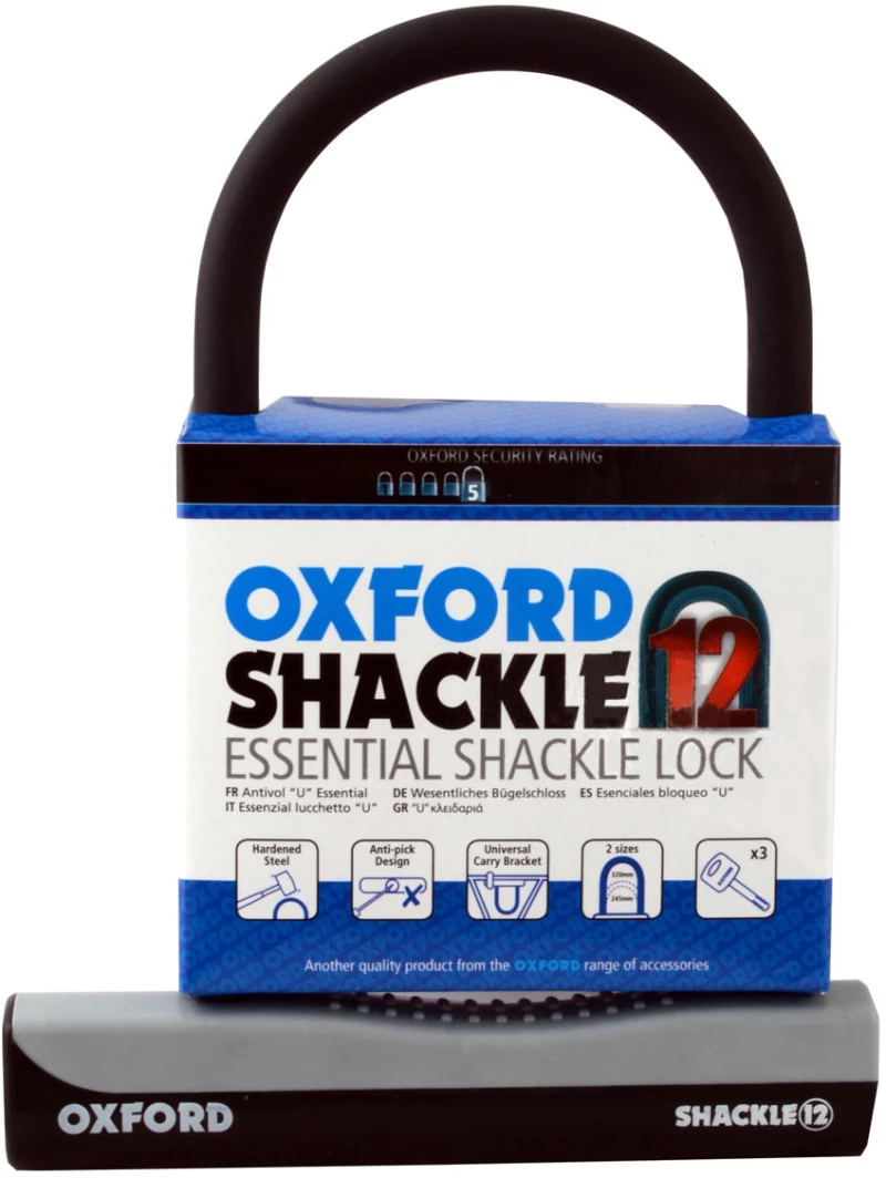 ΑΝΤΙΚΛΕΠΤΙΚΟ ΠΕΤΑΛΟ OXFORD SHACKLE 12 U-LOCK LK331 LARGE