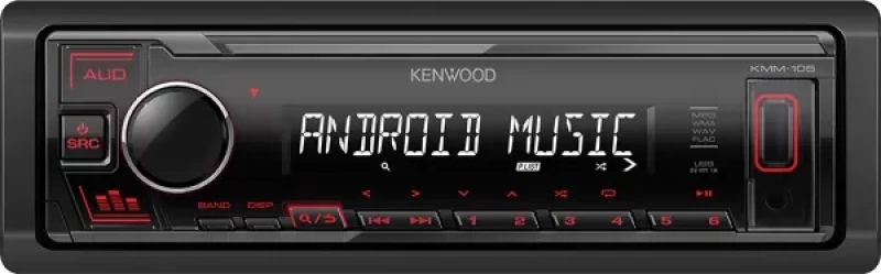 KENWOOD RADIO USB RED COLOR KMM105RY 24-KMM105RY