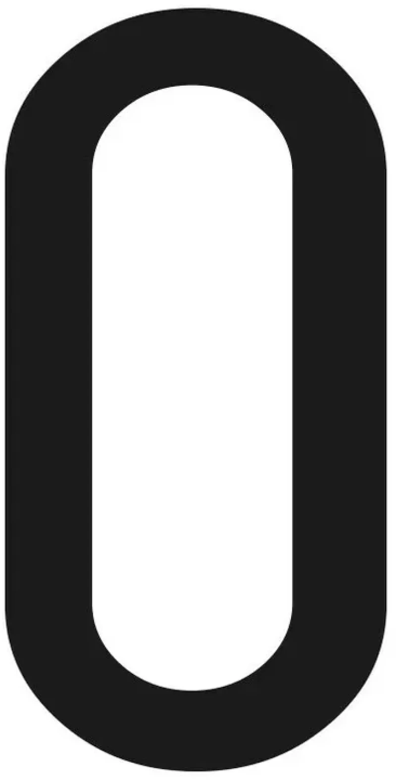 ΑΥΤΟΚΟΛΛΗΤΟ ΓΡΑΜΜΑ ΠΙΝΑΚΙΔΩΝ 60x30 mm "0" L0768.6