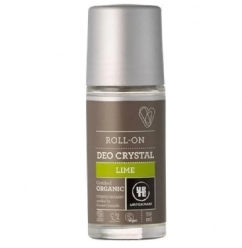 Βιολογικός Αποσμητικός Yγρός Κρύσταλλος Lime 50ml, Urtekram 5035