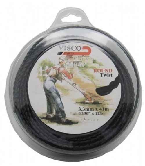 Μεσινέζα Στριφτή Μαύρη 4.0mm-25m