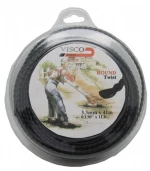 Μεσινέζα Στριφτή Μαύρη 4.0mm-25m