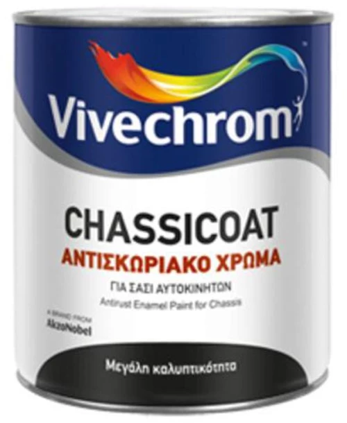Αντισκωριακό Βερνικόχρωμα Σασί Αυτοκινήτων Chassicoat 24 Mαύρο 750ml