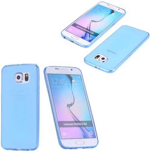 TPU BACK CASE ΓΙΑ SAMSUNG GALAXY S6 EDGE PLUS TP641 LIGHT BLUE