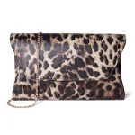 ΦΑΚΕΛΟΣ ANIMAL PRINT V-STORE 1990331_ΣΚΟΥΡΟ ΠΡΑΣΙΝΟ
