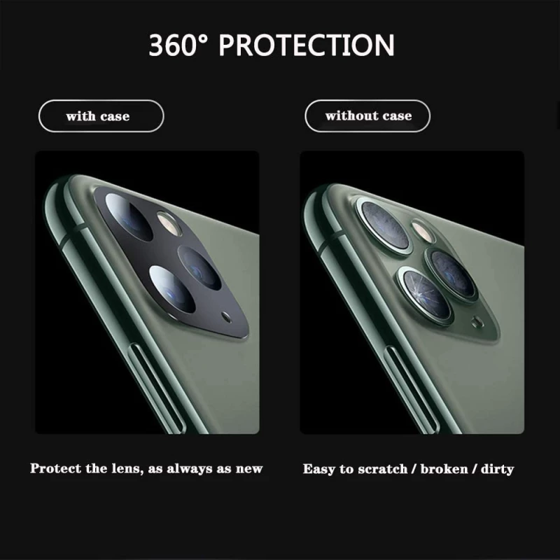 CAMERA COVER BLUE WITH ALUMINUM PROTECTOR FOR IPHONE 11 GL432