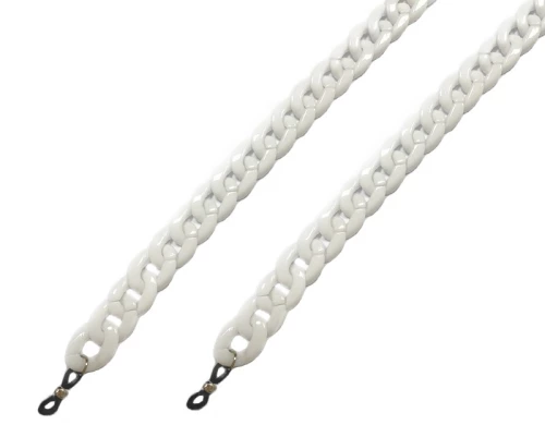 SH110 Αλυσίδα Γυαλιών WHITE HOOPS
