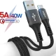 MOXOM USB 2.0 Cable USB-C male - USB-A male Μαύρο 4M (MX-CB44)