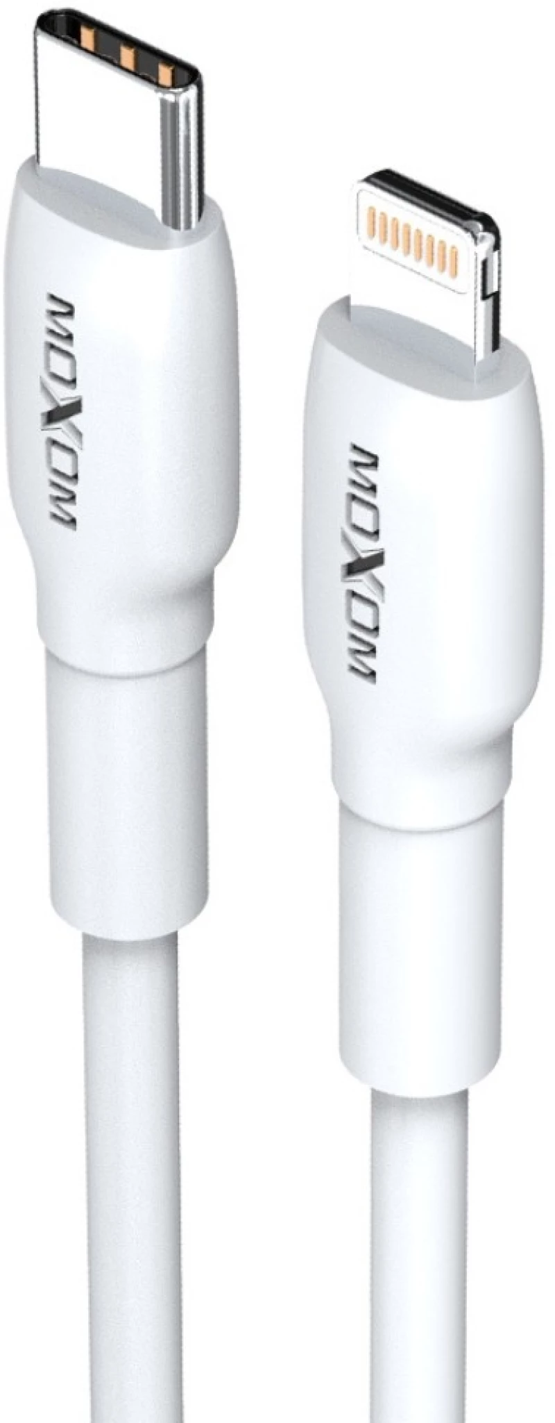 MOXOM Φορτιστής με Θύρα USB-C και Καλώδιο USB-C - Lightning 25W Λευκός