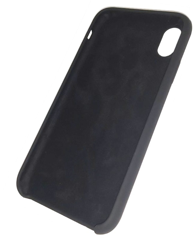 OEM SOFT TOUCH BACK COVER ΜΑΤΤ  ΓΙΑ IPHONE XR BLACK 100.0335