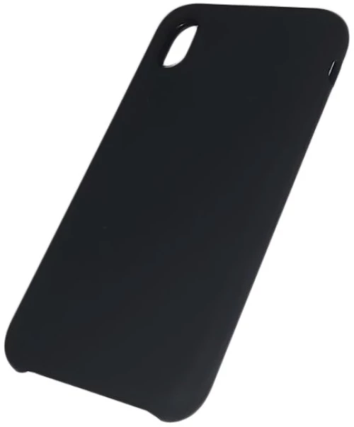 OEM SOFT TOUCH BACK COVER ΜΑΤΤ  ΓΙΑ IPHONE XR BLACK 100.0335