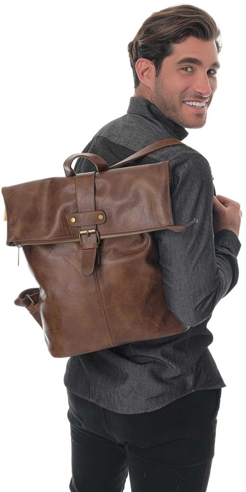ΤΣΑΝΤΑ ΠΛΑΤΗΣ UNISEX 23878_ΜΑΥΡΟ