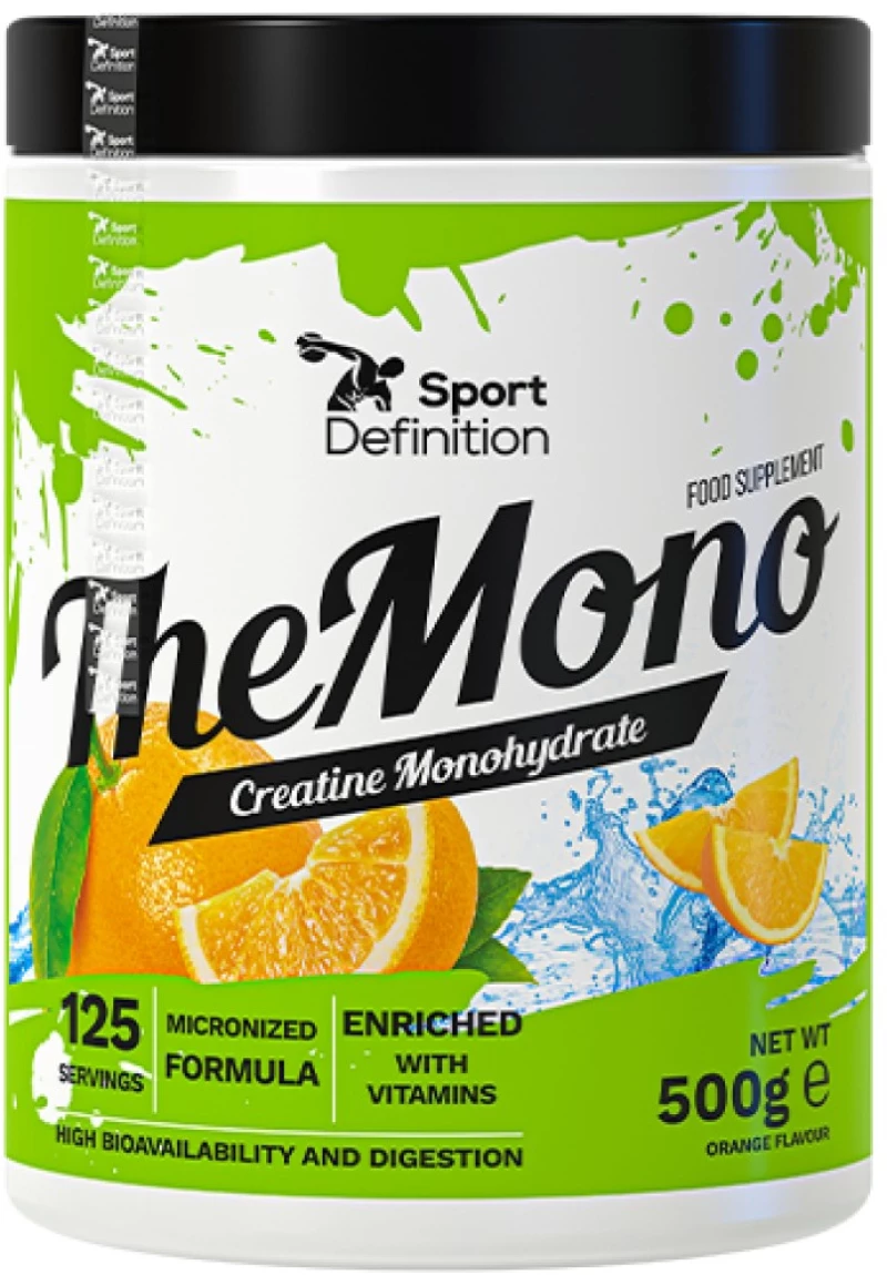 Sport Definition The Mono | Creatine Monohydrate Powder [500 Γραμμάρια] Πορτοκάλι