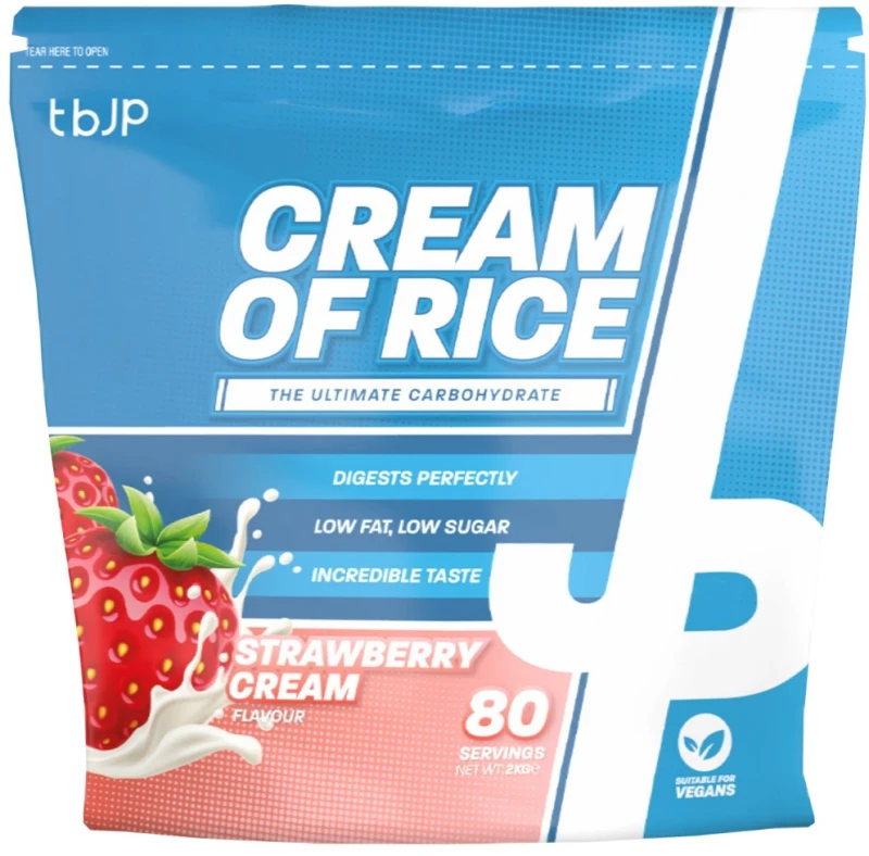 Trained by JP Cream Of Rice | Complex Carbohydrate [2000 Γραμμάρια] Κρέμα φράουλα