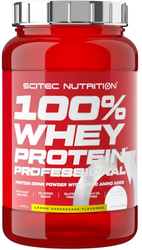 Scitec Nutrition 100% Whey Protein Professional [920 Γραμμάρια] Lemon cheesecake