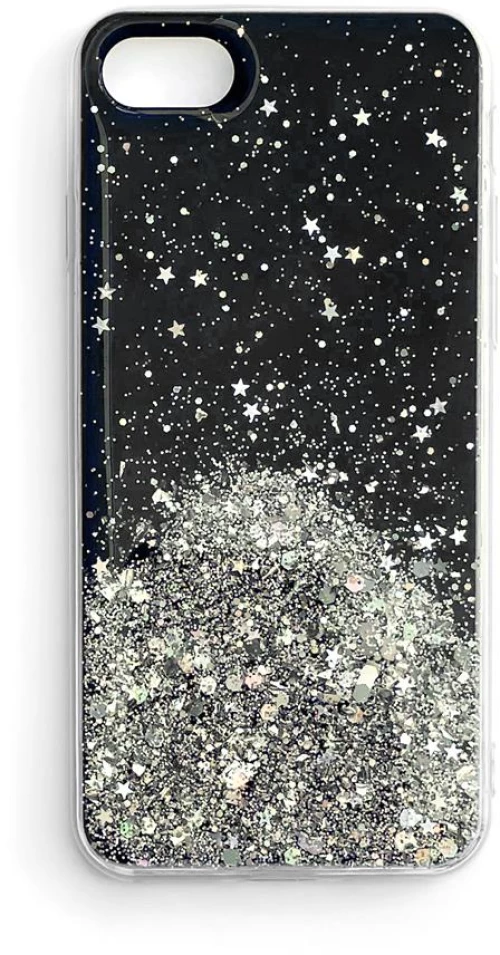 Wozinsky Star Glitter Shining Cover for Xiaomi Redmi Note 9T 5G black