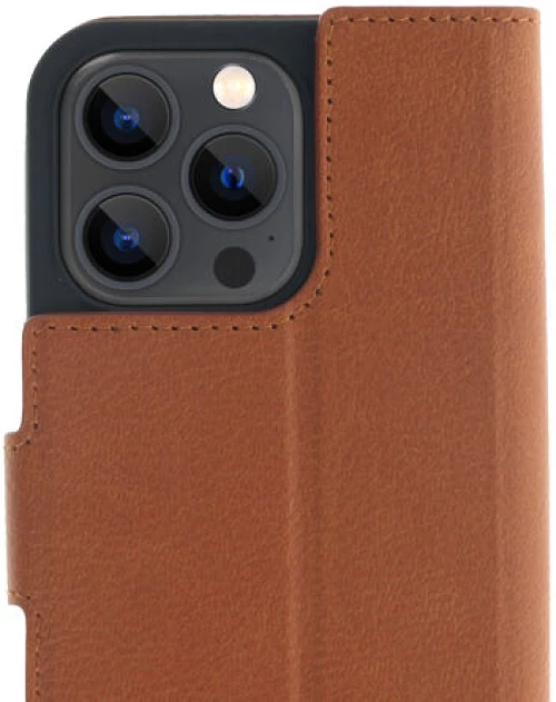 Promiz (PZ-10350) Wallet Case - Brown, Apple iPhone 13 Pro