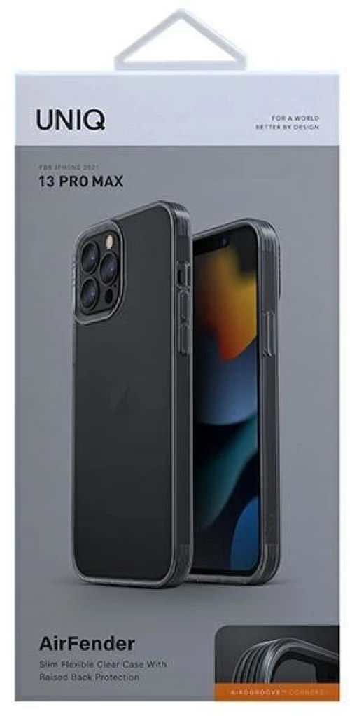 Uniq case Air Fender iPhone 13 Pro Max 6.7 gray / smoked gray