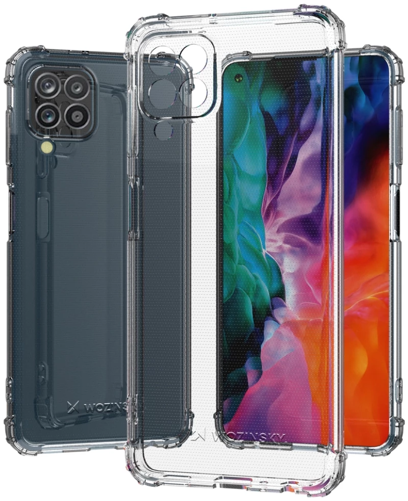 Wozinsky Anti Shock durable case with Military Grade Protection for Samsung Galaxy A22 4G transparent