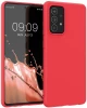 Silicone Case Soft Flexible Rubber Cover for Samsung Galaxy A22 4G red