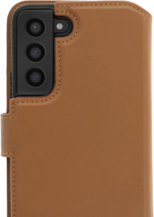 Minim (MM-10361) Minim 2 in 1 Wallet Case - Light Brown, Samsung Galaxy S22