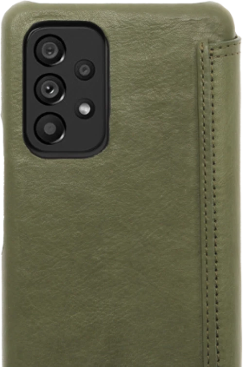 Minim (MM-10368) Minim Book Case - Olive Green, Samsung Galaxy A53 5G