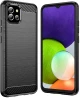 Carbon Case Flexible Cover TPU Case for Samsung A03S EU (166.5) black