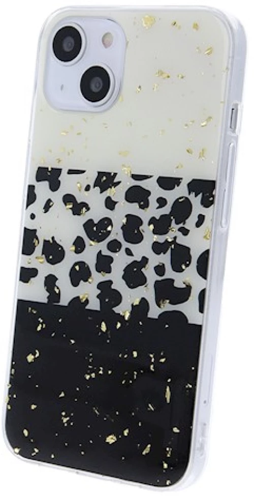 Gold Glam case for Samsung Galaxy M53 5G leopard print 2