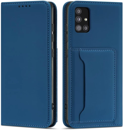 Magnet Card Case Case for Samsung Galaxy A13 5G Pouch Wallet Card Holder Blue
