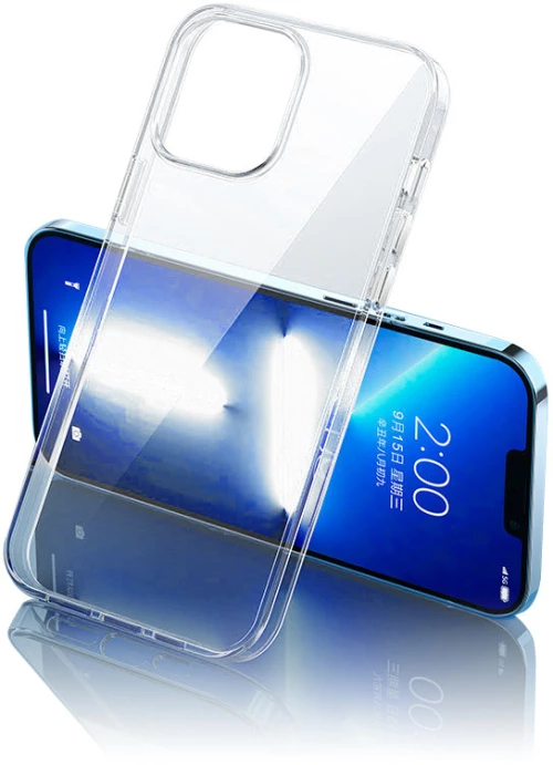 Kingxbar Elegant Series case iPhone 13 Pro Max case back cover transparent