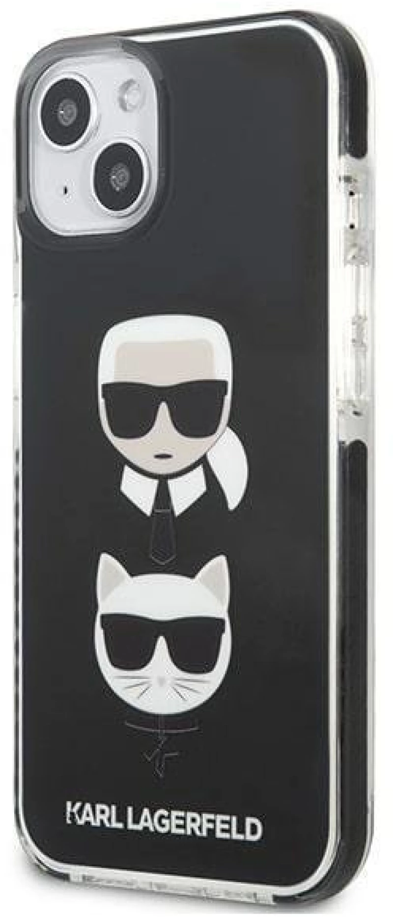 Karl Lagerfeld KLHCP13MTPE2TK iPhone 13 6,1" hardcase czarny/black Karl&Choupette Head