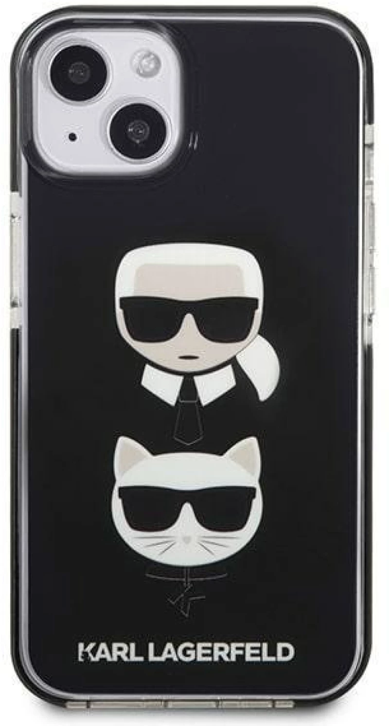 Karl Lagerfeld KLHCP13MTPE2TK iPhone 13 6,1" hardcase czarny/black Karl&Choupette Head