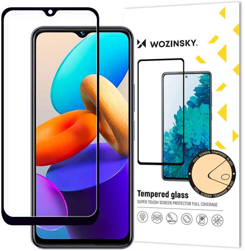 Wozinsky Full Glue tempered glass Vivo Y35 / Y22 / Y22s full screen with frame black (case friendly)