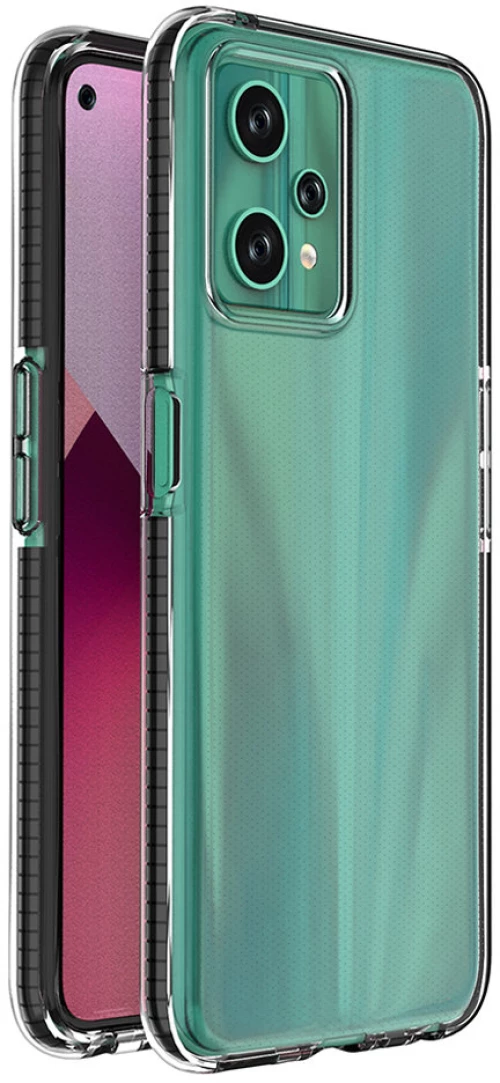 Spring Case case for Realme 9 Pro silicone cover with frame black