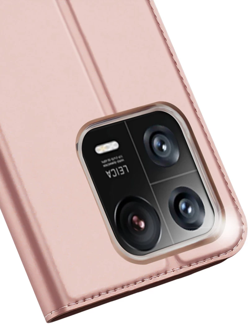Dux Ducis Skin Pro Case Xiaomi 13 Pro Flip Card Wallet Stand Pink