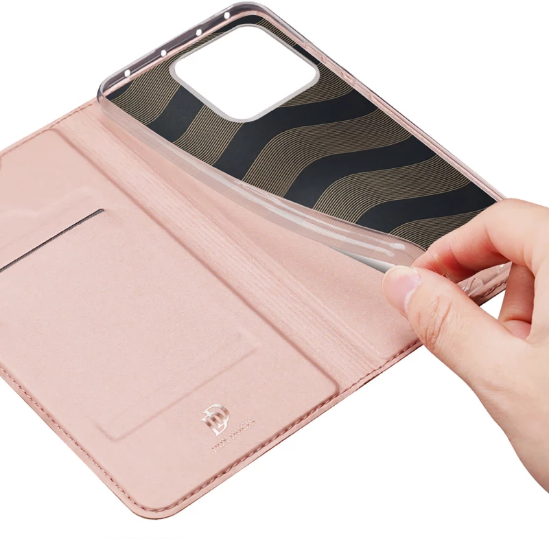 Dux Ducis Skin Pro Case Xiaomi 13 Pro Flip Card Wallet Stand Pink