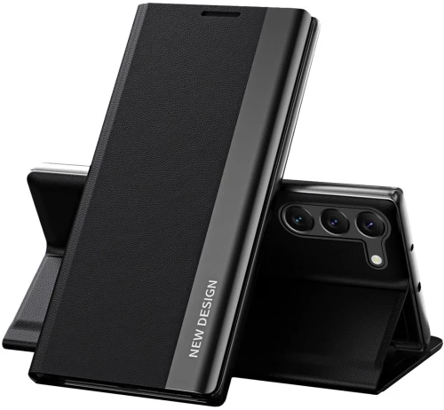 Sleep Case Pro case for Samsung Galaxy S23+ with flip stand black