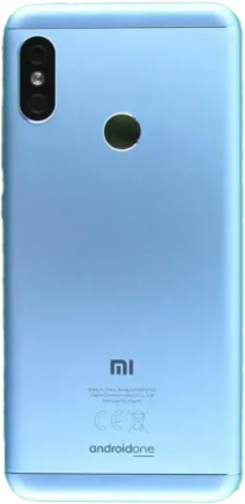 Xiaomi (561020022033) Back Cover - Blue, for model Xiaomi Mi A2 Lite & Redmi 6 Pro