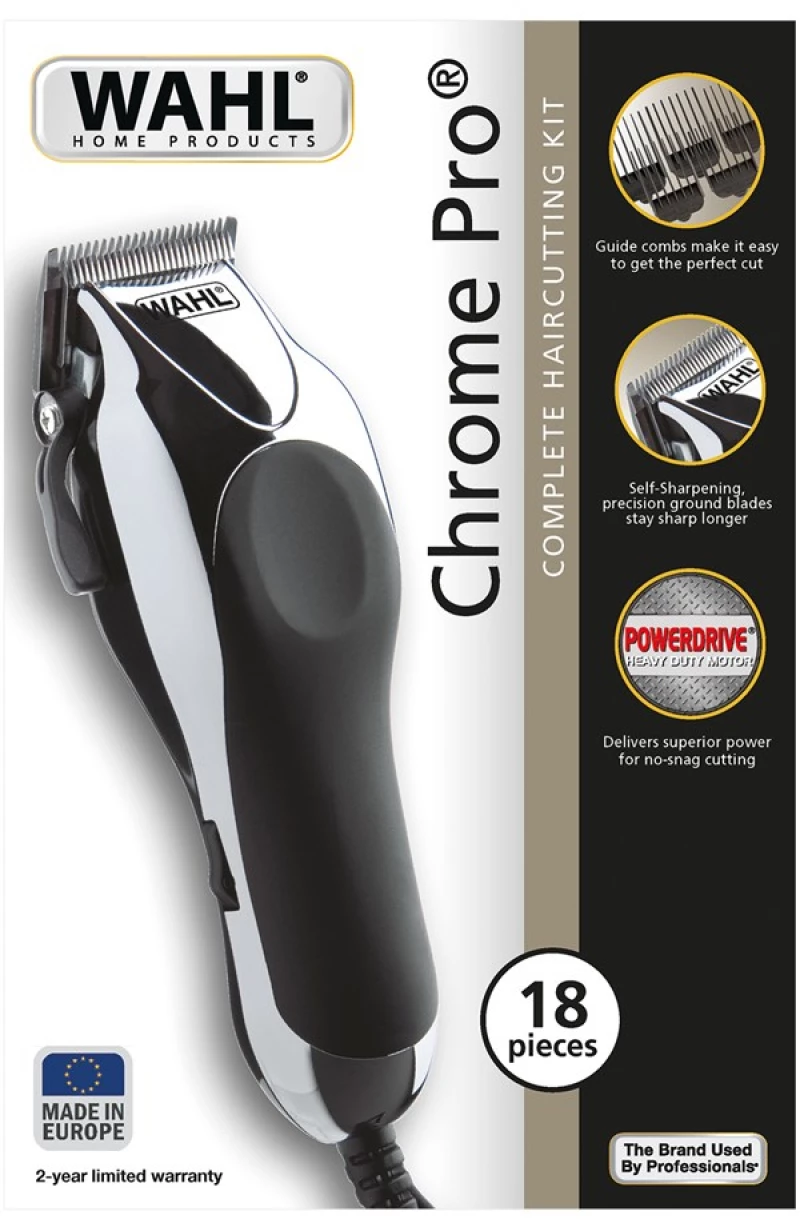 Wahl Chrome Pro Black, Chrome