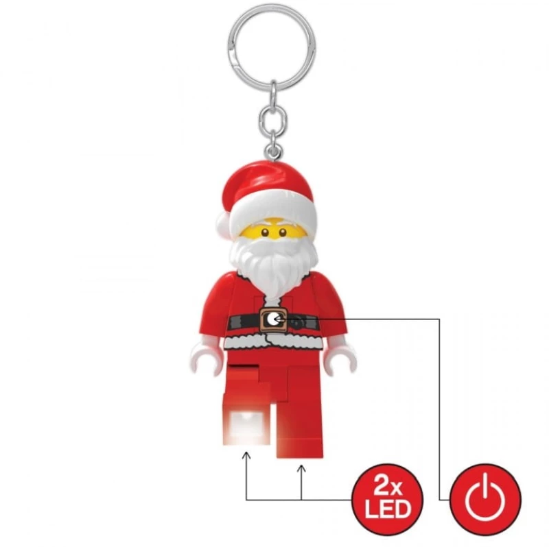 LEGO - Keychain w/LED - Santa (4006036-LGL-KE189H) / Toys