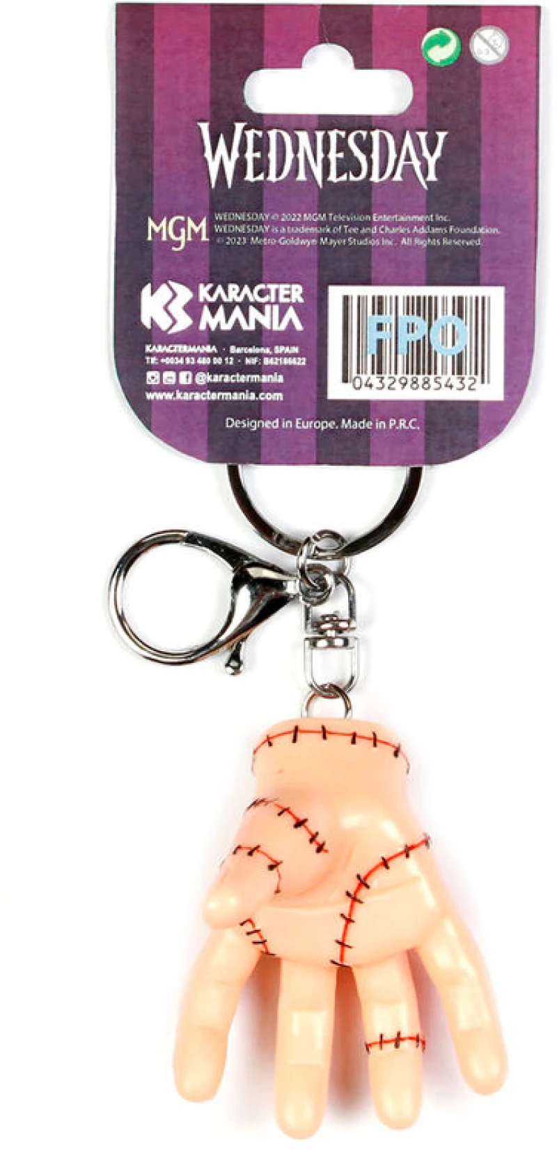 Wednesday Thing 3D keychain