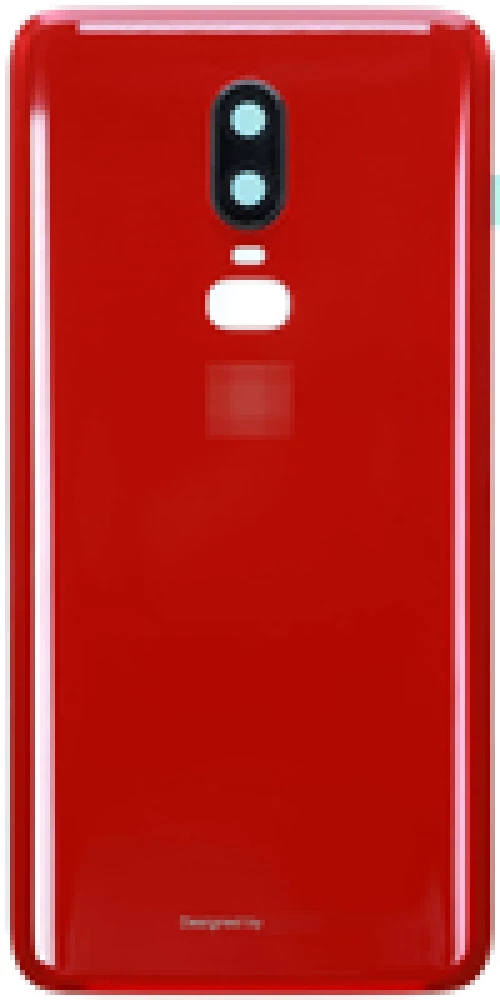 OnePlus (1071100134) Back Cover - Red, for model OnePlus 6