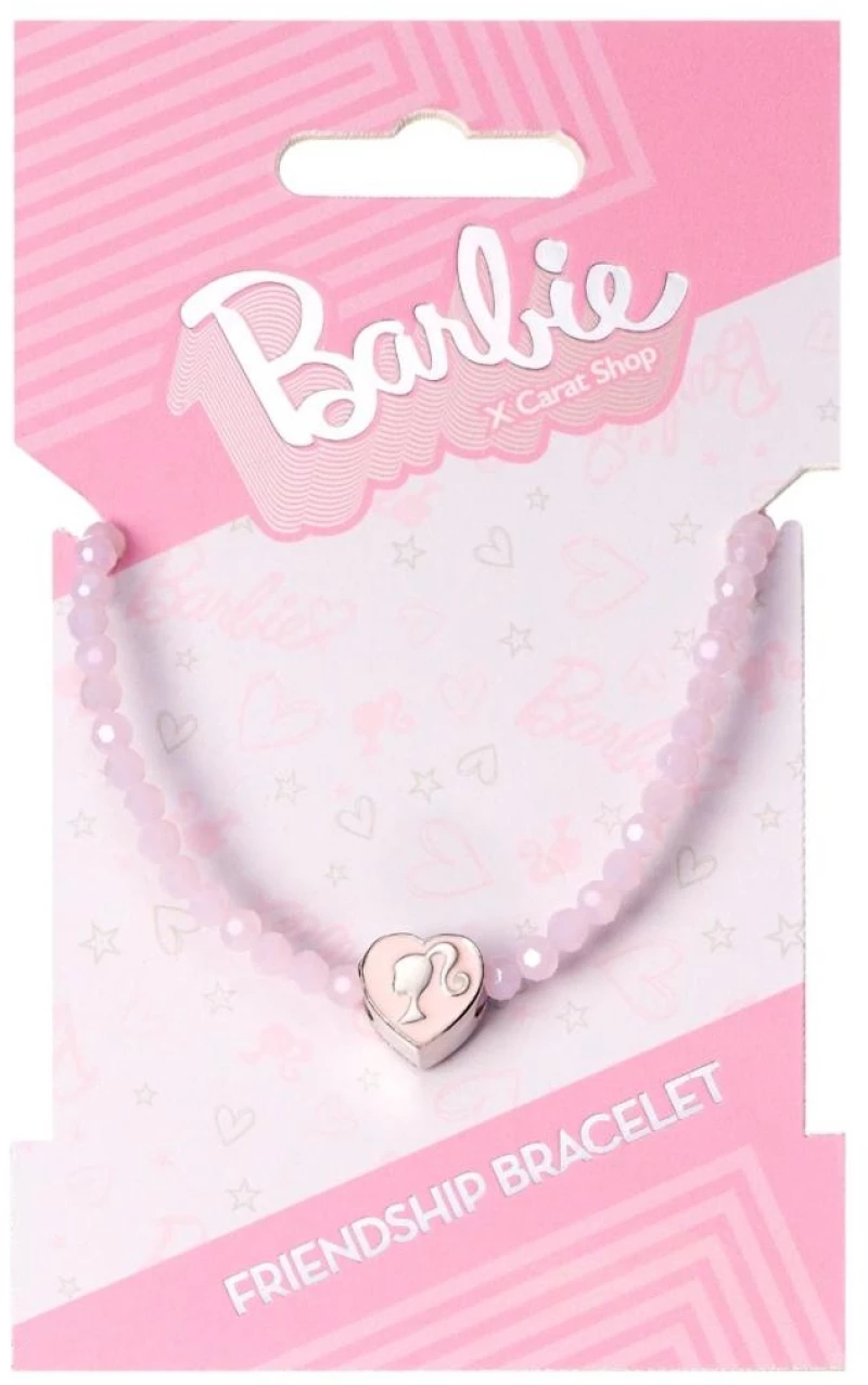 BARBIE - Pink Bead Bracelet - Haert