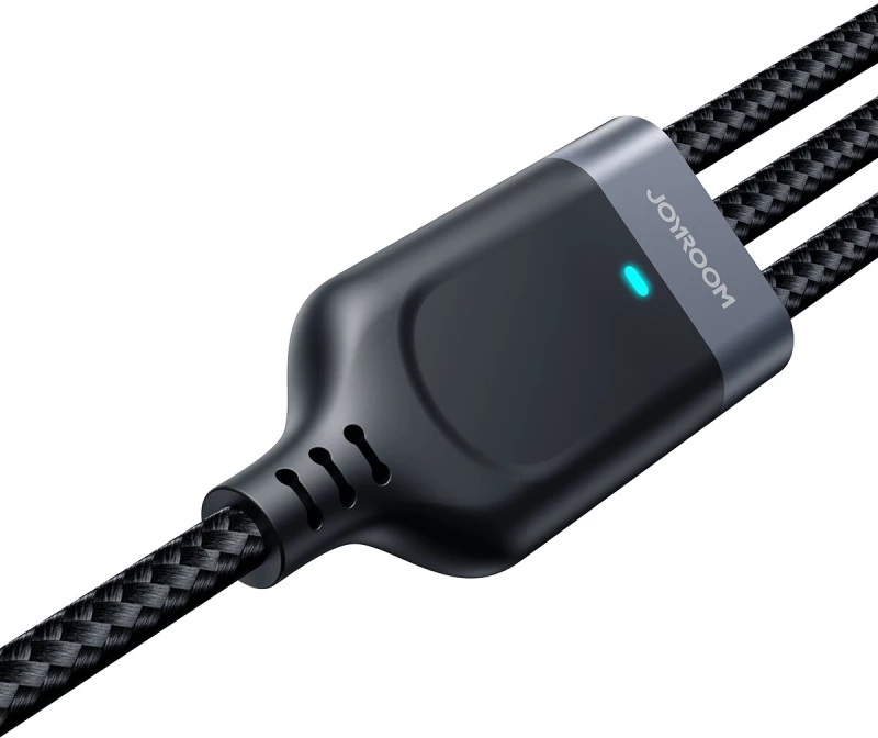 Joyroom Multi-Use Series 3-in-1 cable S-1T3018A18 Lightning USB-C micro USB 1.2m - black