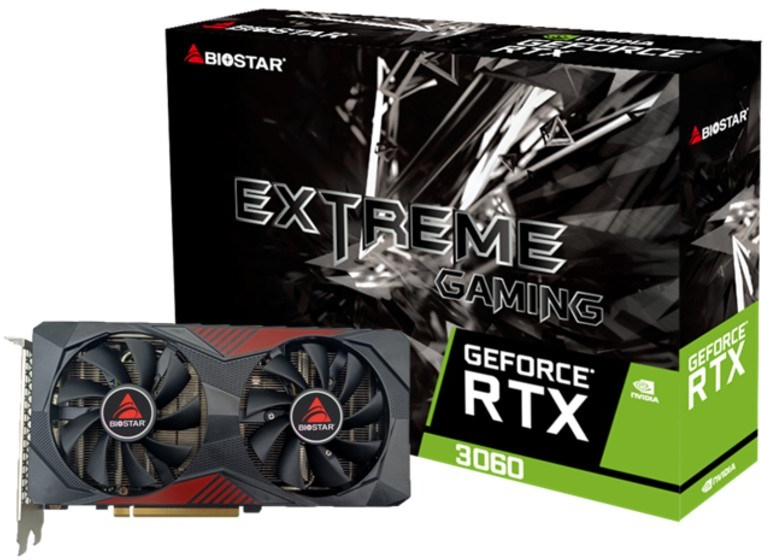 BIOSTAR RTX 3060 12GB graphics card