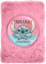 Disney Stitch plush notebook