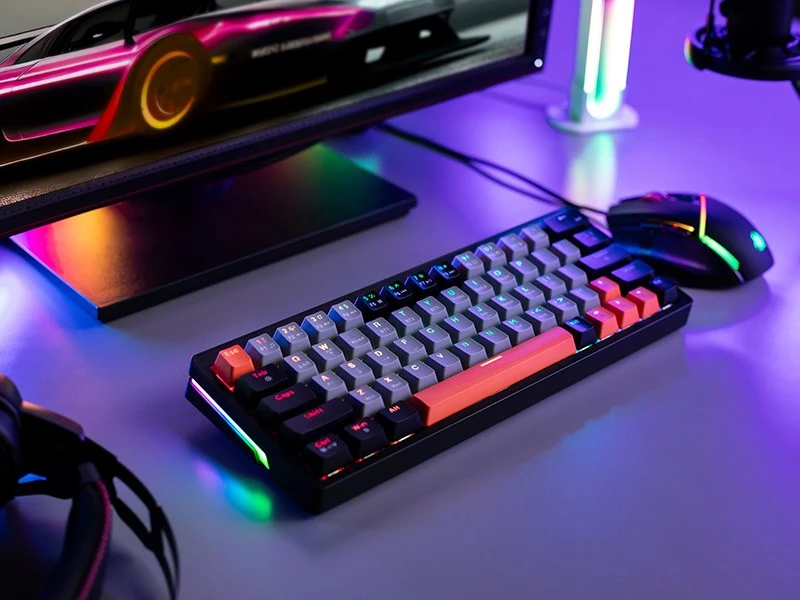 Mechanical keyboard Tracer GAMEZONE EVO1 HOT SWAP 63 (Grey) TRAKLA47297