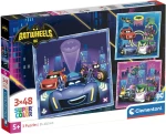 Batwheels puzzle 3x48pcs